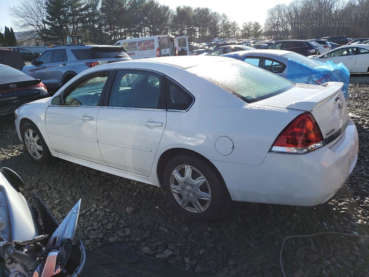 2016 Chevrolet Impala Limited Police White vin: 2G1WD5E36G1111853