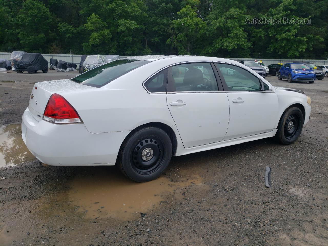 2016 Chevrolet Impala Limited Police White vin: 2G1WD5E39G1104329