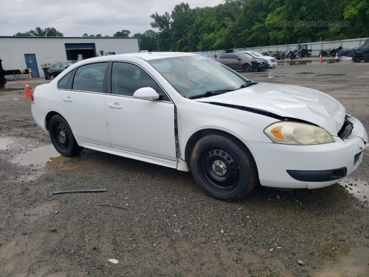 2016 Chevrolet Impala Limited Police White vin: 2G1WD5E39G1104329