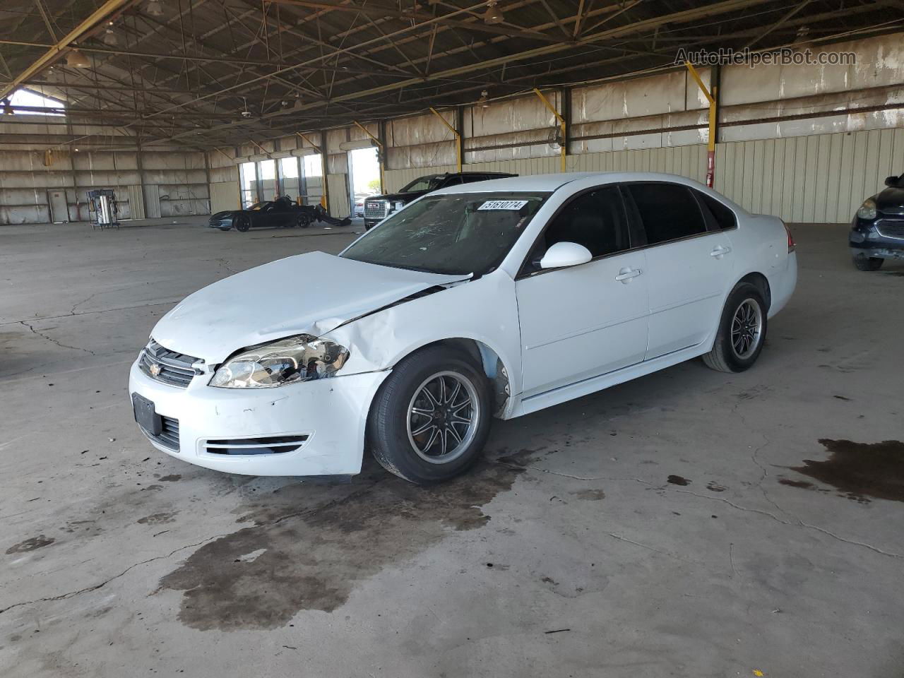 2011 Chevrolet Impala Police Белый vin: 2G1WD5EM1B1260317