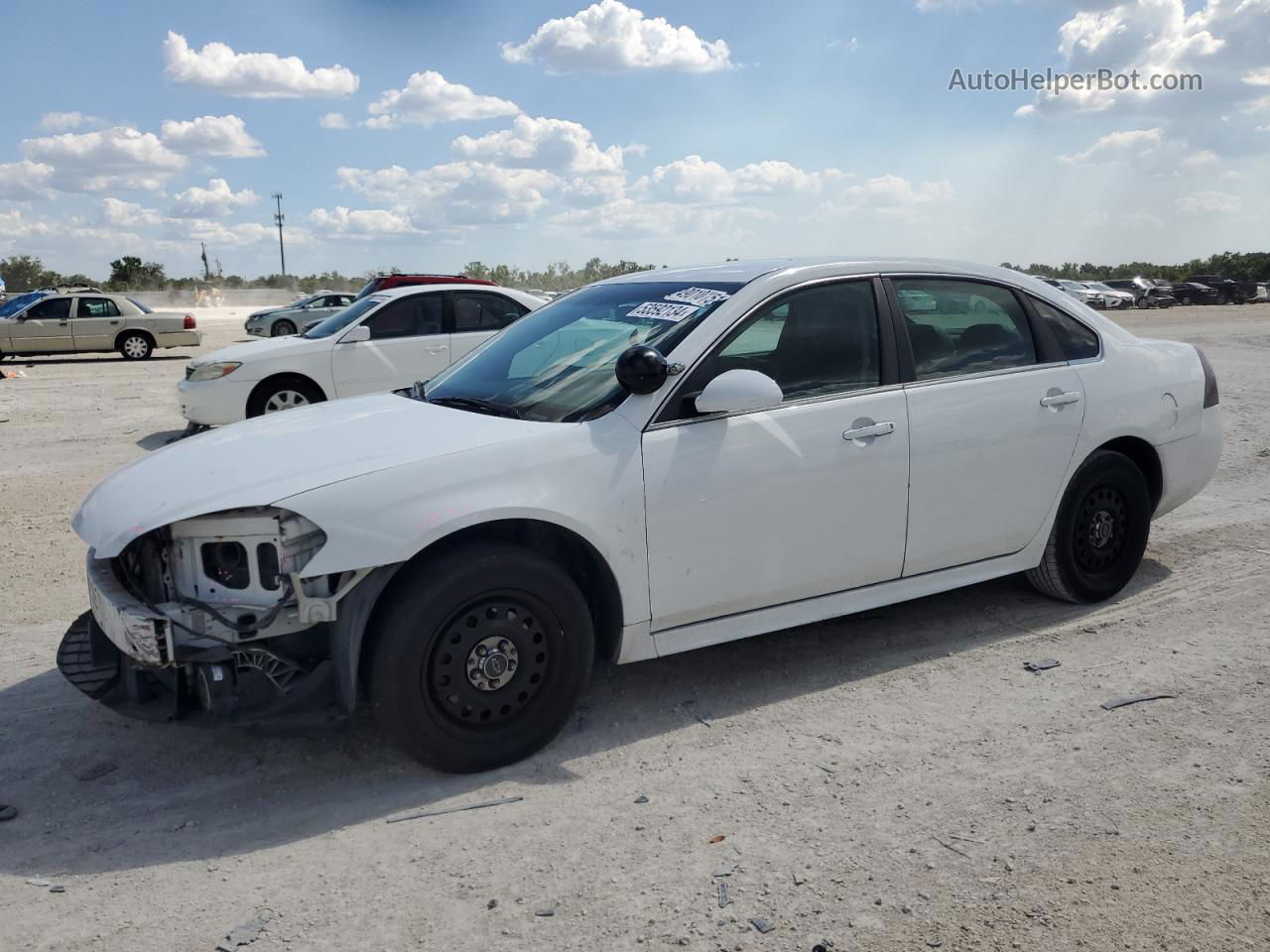 2011 Chevrolet Impala Police White vin: 2G1WD5EM2B1206654