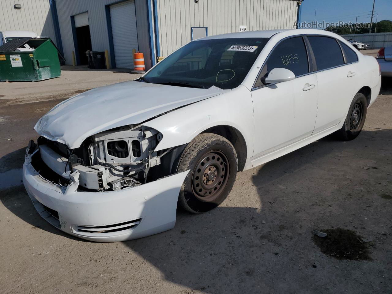 2011 Chevrolet Impala Police White vin: 2G1WD5EM4B1281873