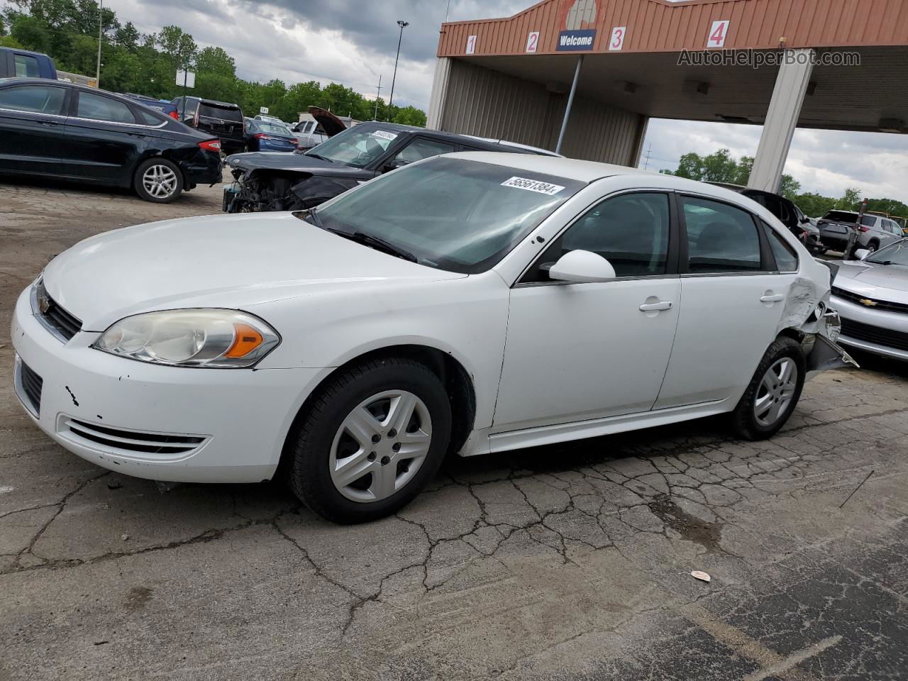 2011 Chevrolet Impala Police White vin: 2G1WD5EM5B1284801