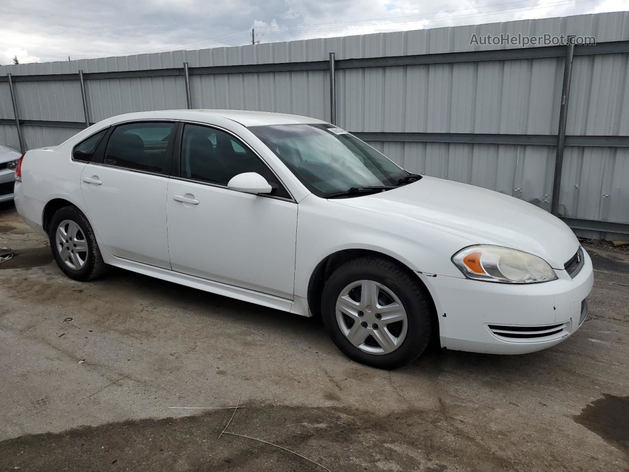 2011 Chevrolet Impala Police Белый vin: 2G1WD5EM5B1284801