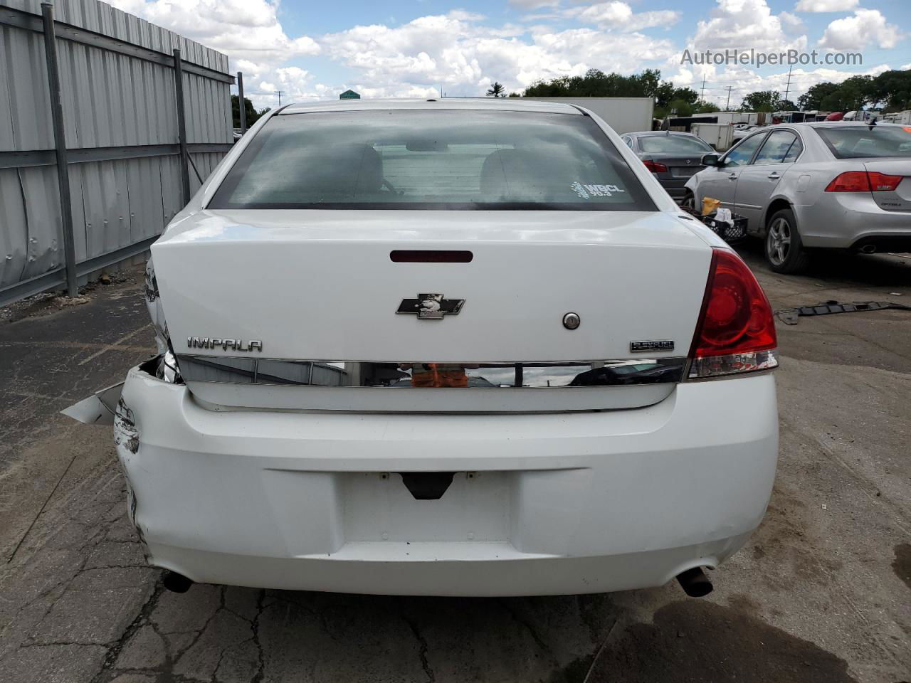 2011 Chevrolet Impala Police Белый vin: 2G1WD5EM5B1284801