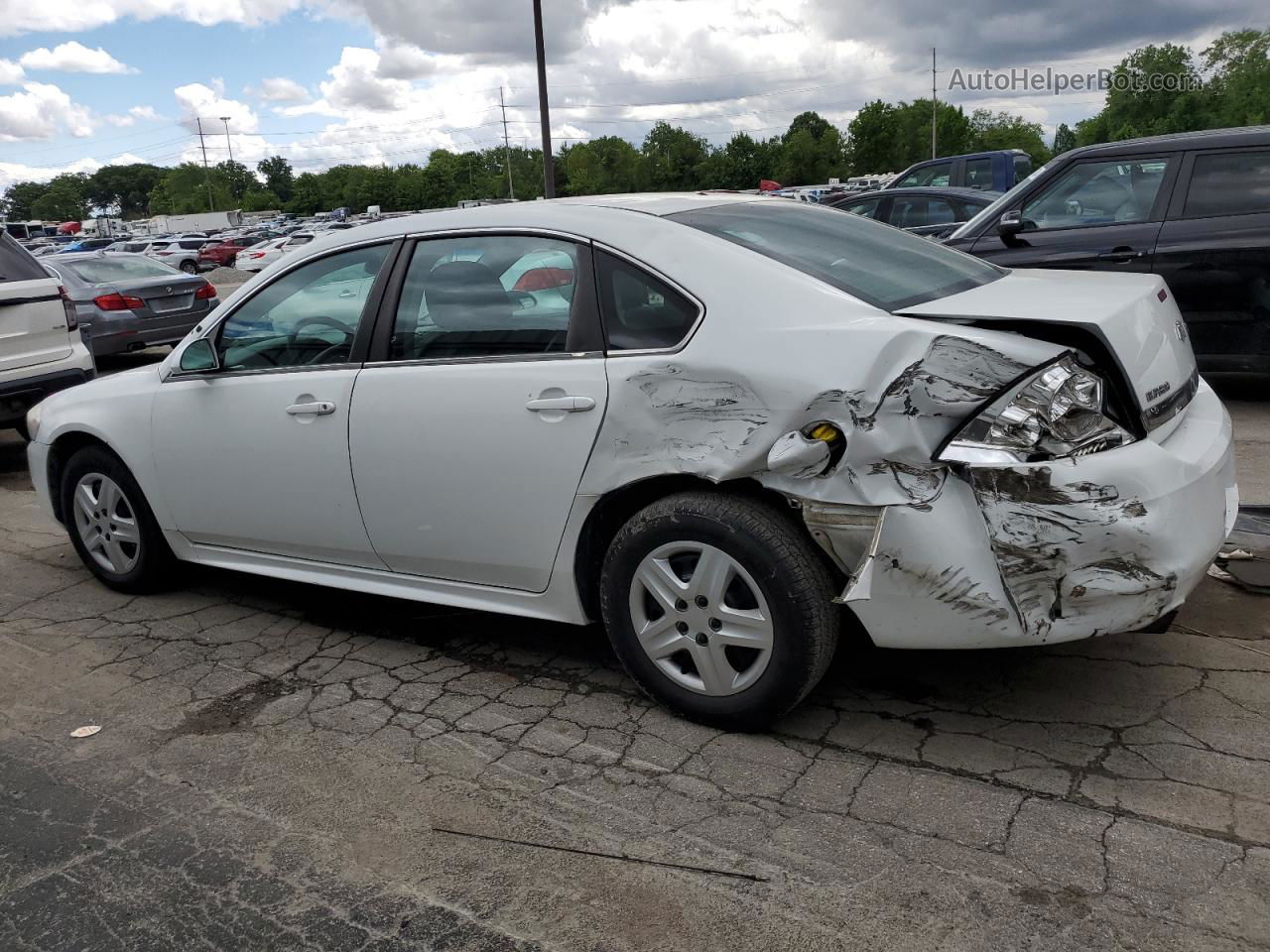 2011 Chevrolet Impala Police Белый vin: 2G1WD5EM5B1284801