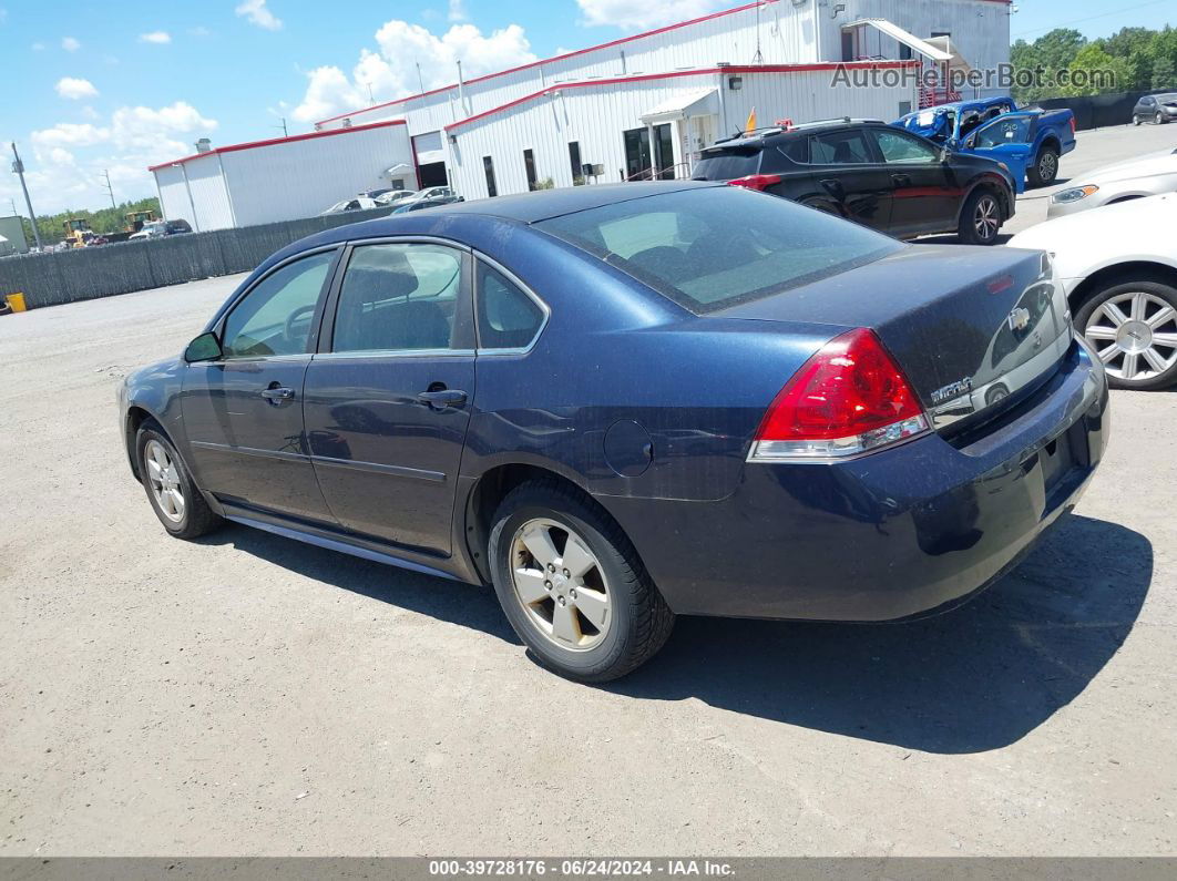 2011 Chevrolet Impala Ls Blue vin: 2G1WF5EK0B1169869