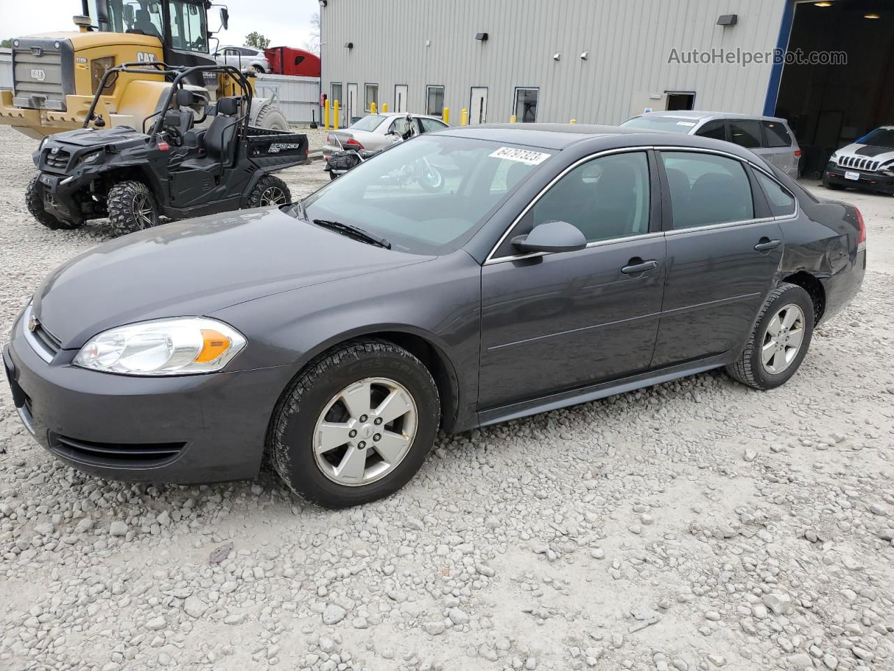 2011 Chevrolet Impala Ls Gray vin: 2G1WF5EK0B1209853