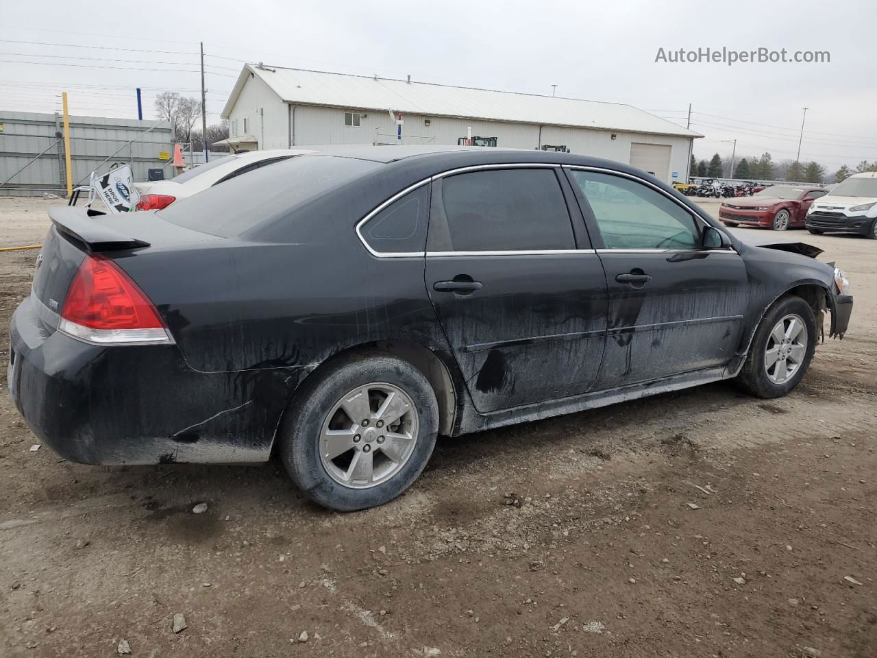 2011 Chevrolet Impala Ls Black vin: 2G1WF5EK1B1130238