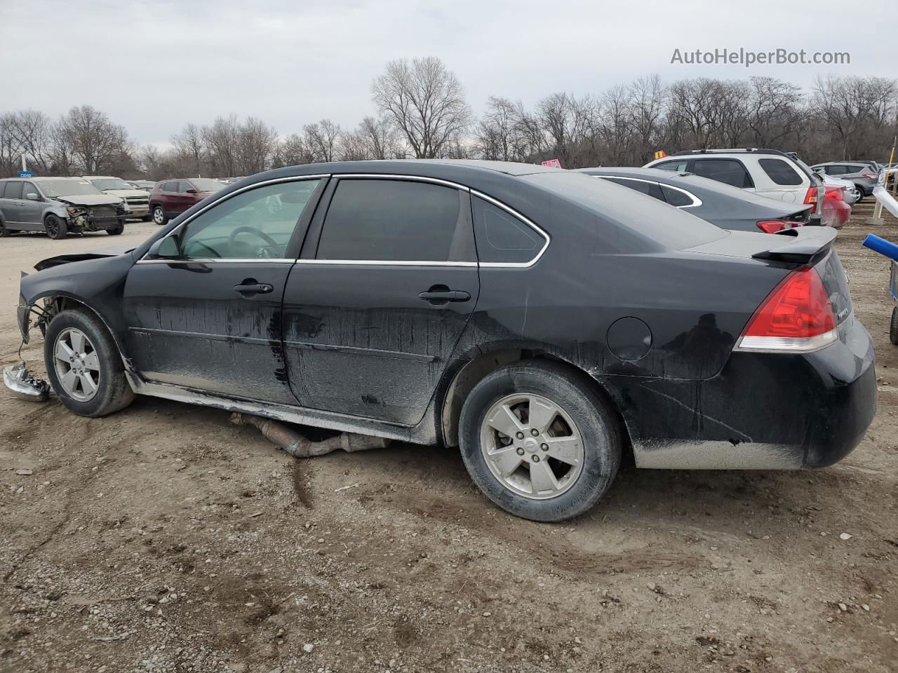 2011 Chevrolet Impala Ls Black vin: 2G1WF5EK1B1130238