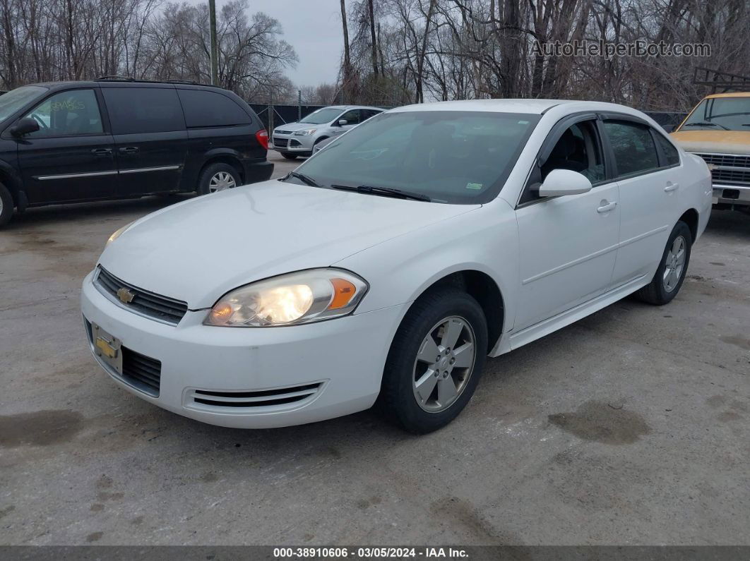 2011 Chevrolet Impala Ls White vin: 2G1WF5EK1B1139098