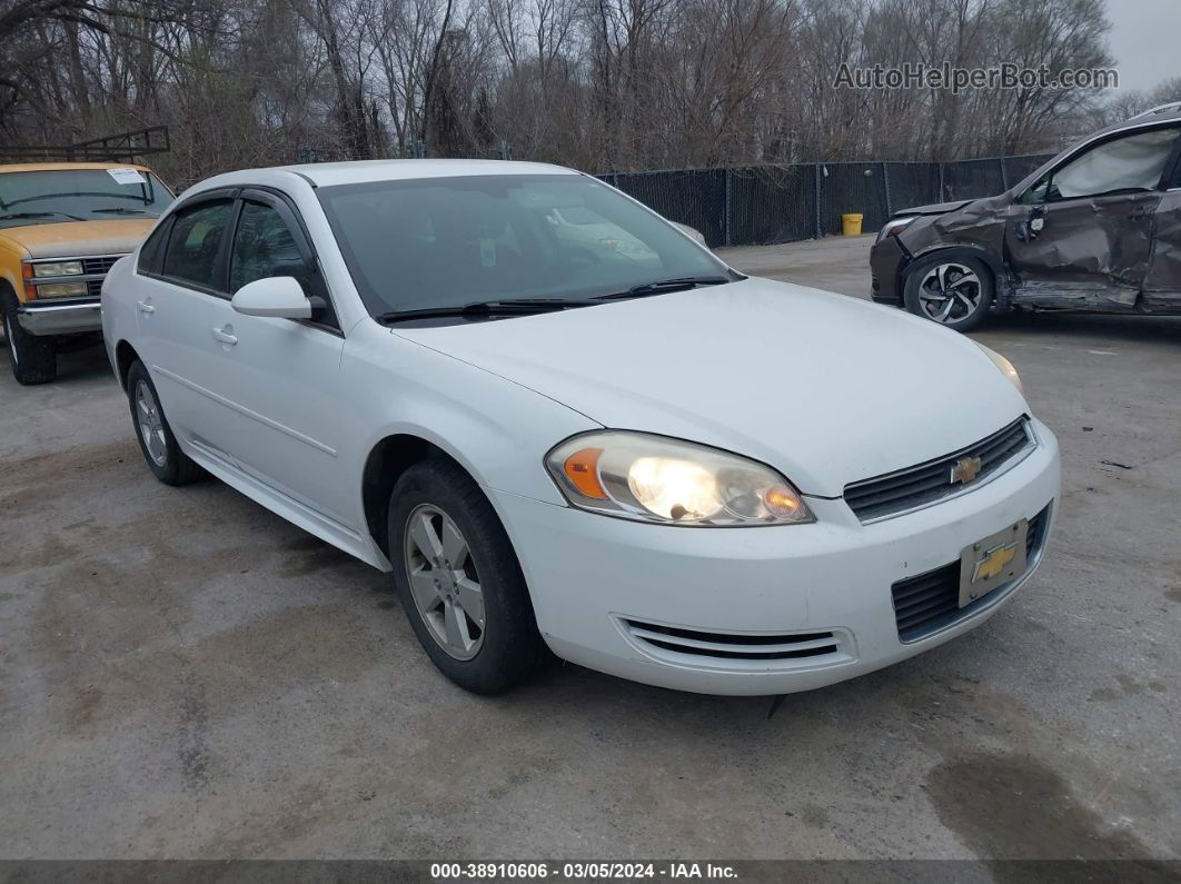 2011 Chevrolet Impala Ls White vin: 2G1WF5EK1B1139098