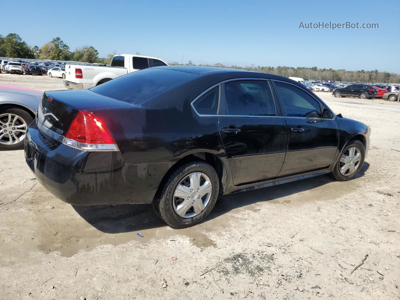 2011 Chevrolet Impala Ls Black vin: 2G1WF5EK1B1149727