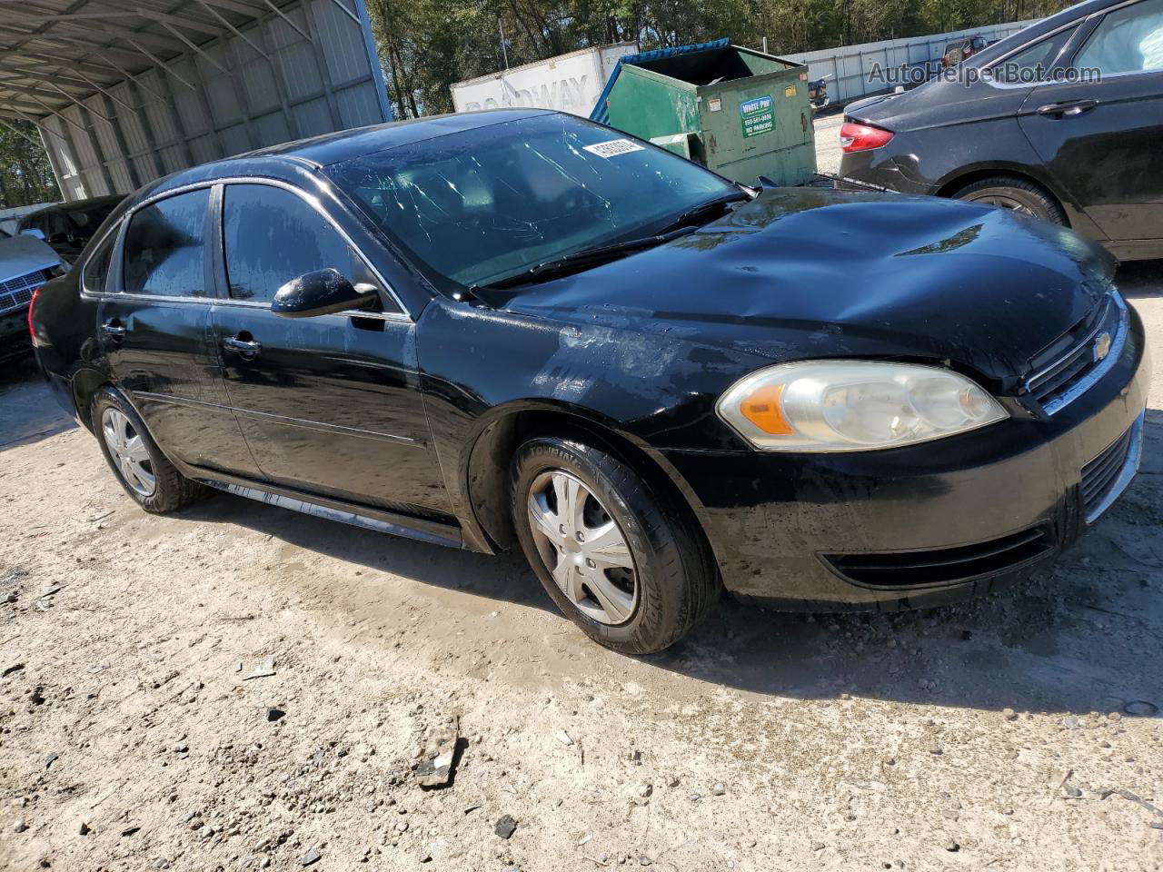 2011 Chevrolet Impala Ls Black vin: 2G1WF5EK1B1149727