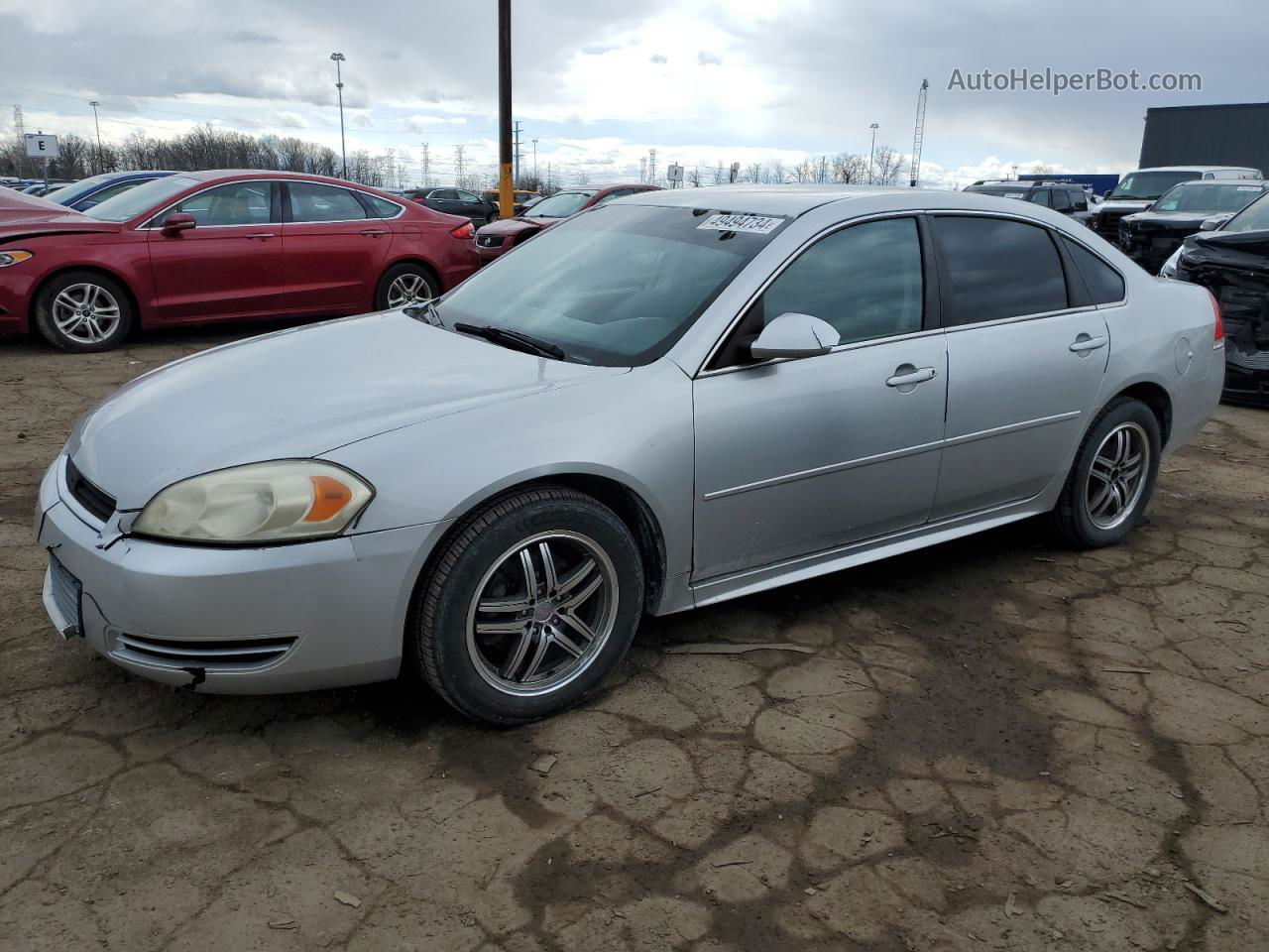 2011 Chevrolet Impala Ls Silver vin: 2G1WF5EK1B1237614