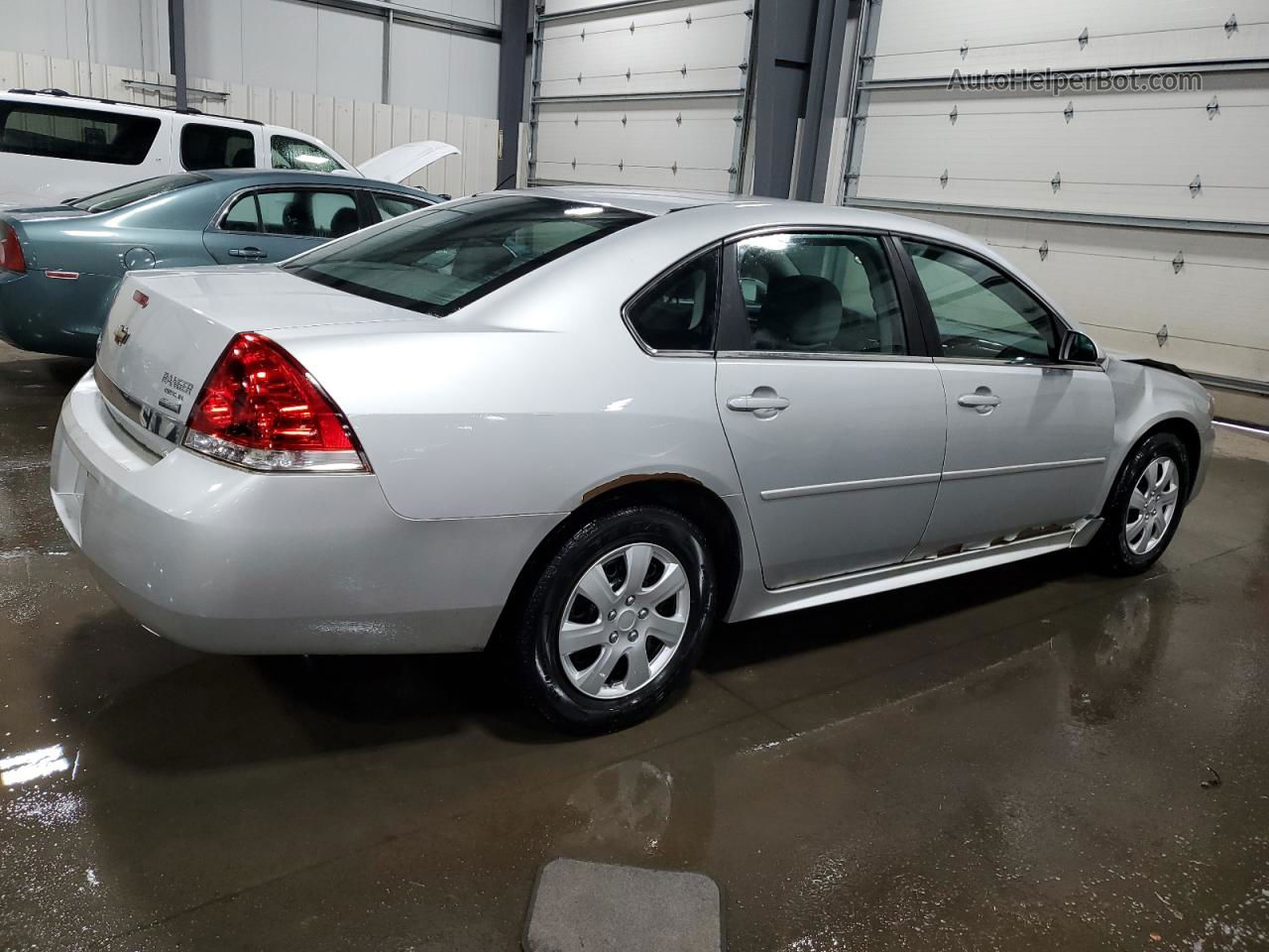 2011 Chevrolet Impala Ls Silver vin: 2G1WF5EK1B1312957