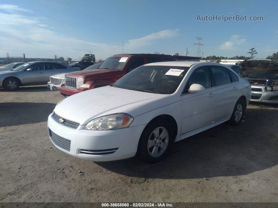 2011 Chevrolet Impala Ls White vin: 2G1WF5EK1B1325062