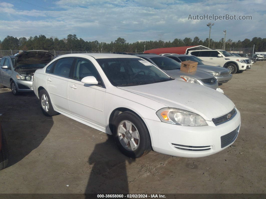 2011 Chevrolet Impala Ls White vin: 2G1WF5EK1B1325062