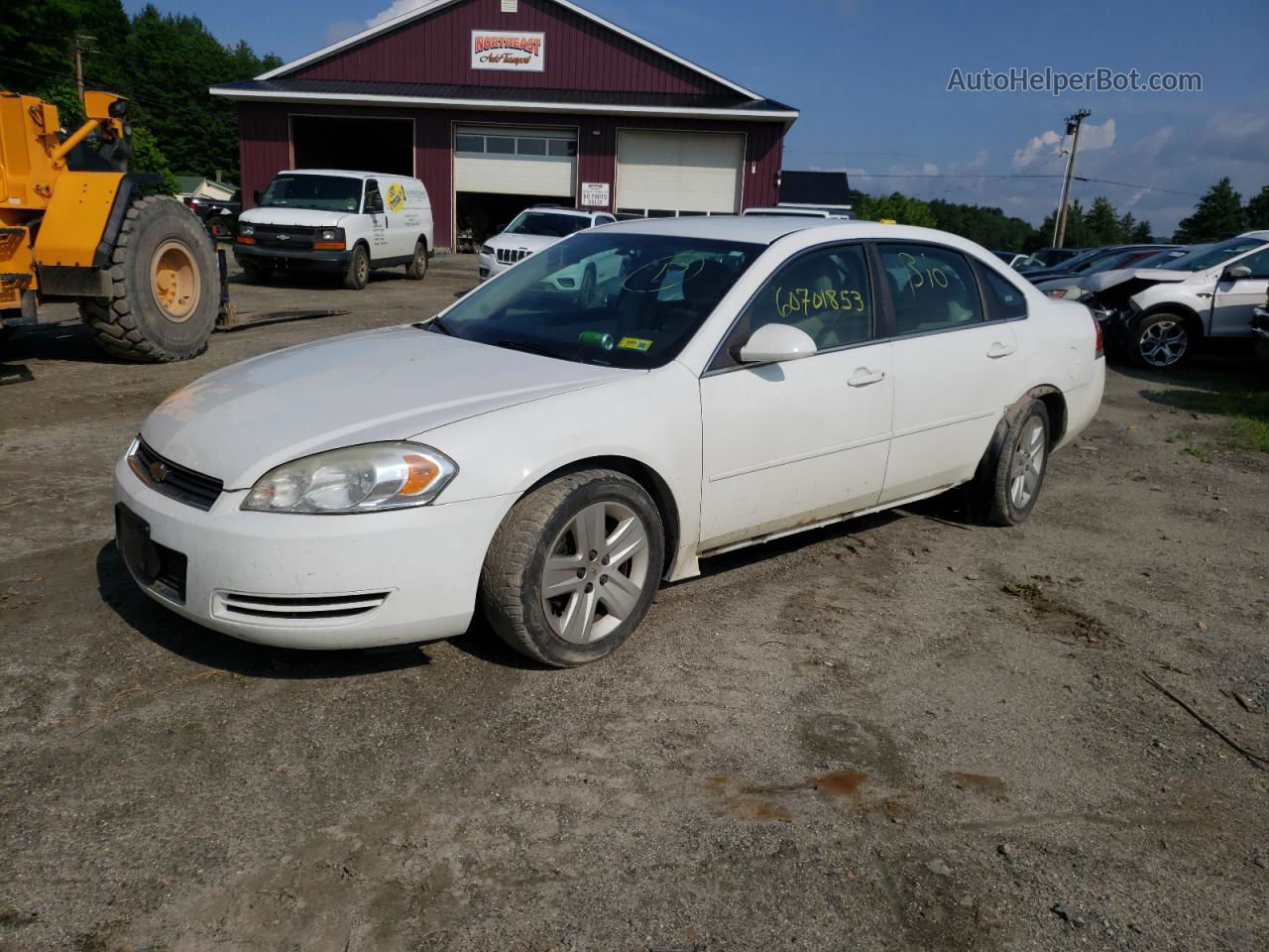 2011 Chevrolet Impala Ls White vin: 2G1WF5EK2B1101993