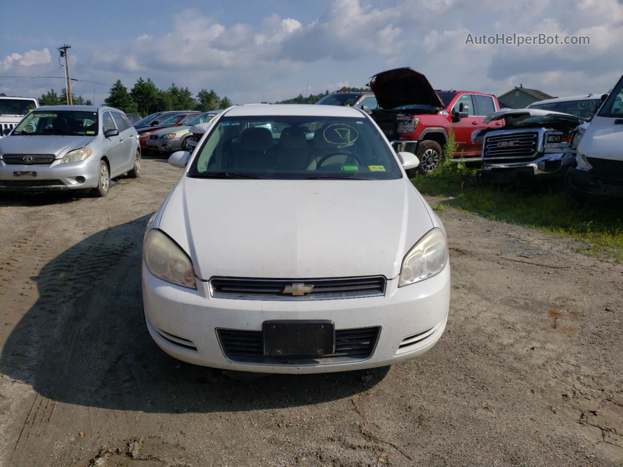 2011 Chevrolet Impala Ls Белый vin: 2G1WF5EK2B1101993