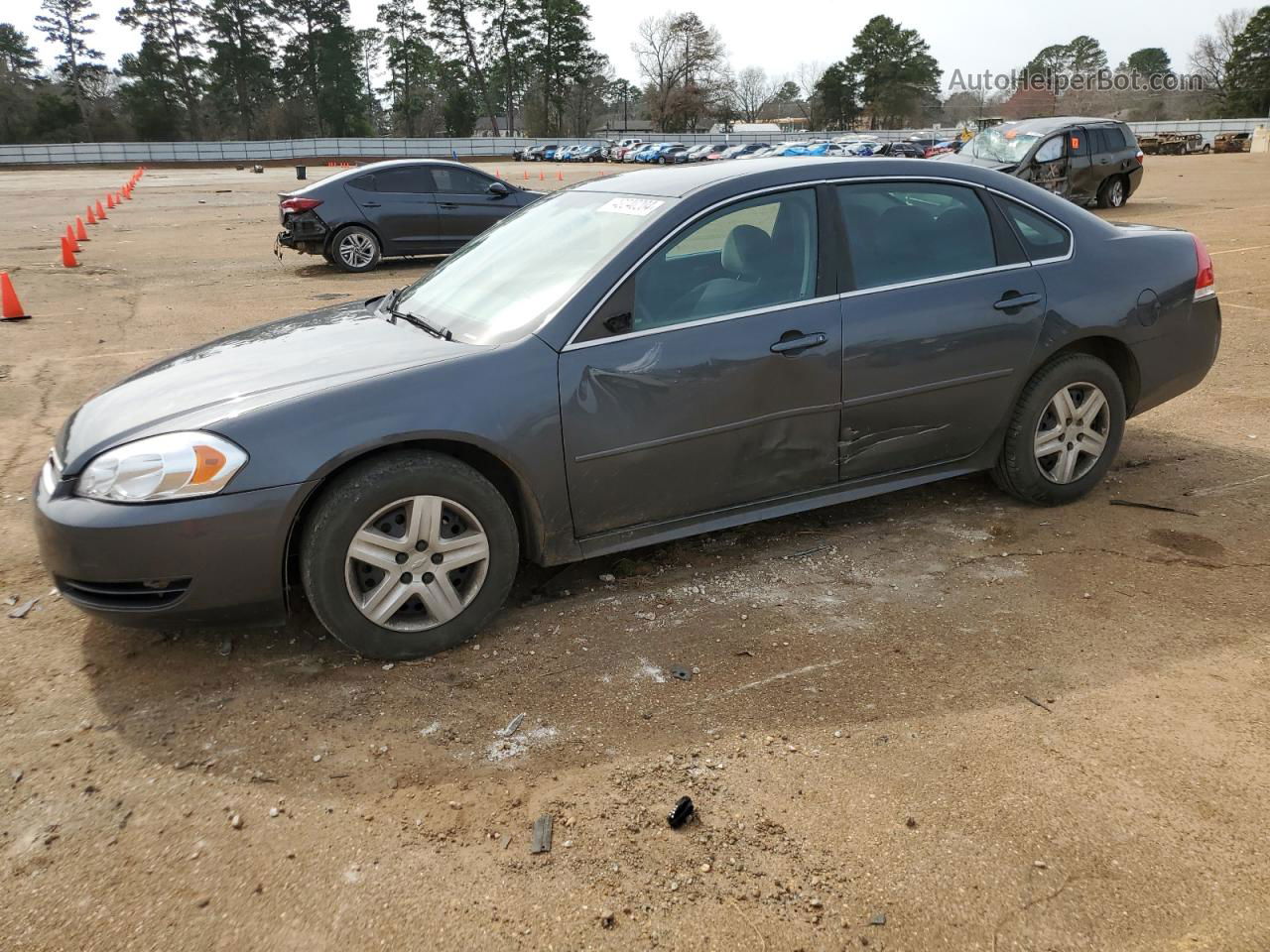 2011 Chevrolet Impala Ls Gray vin: 2G1WF5EK2B1188956