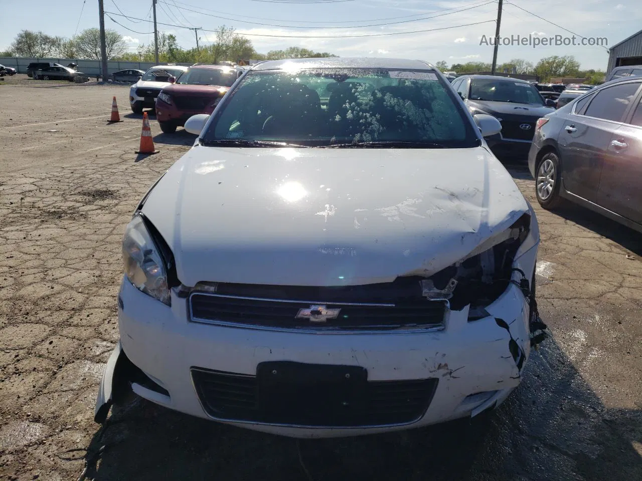 2011 Chevrolet Impala Ls White vin: 2G1WF5EK2B1214150