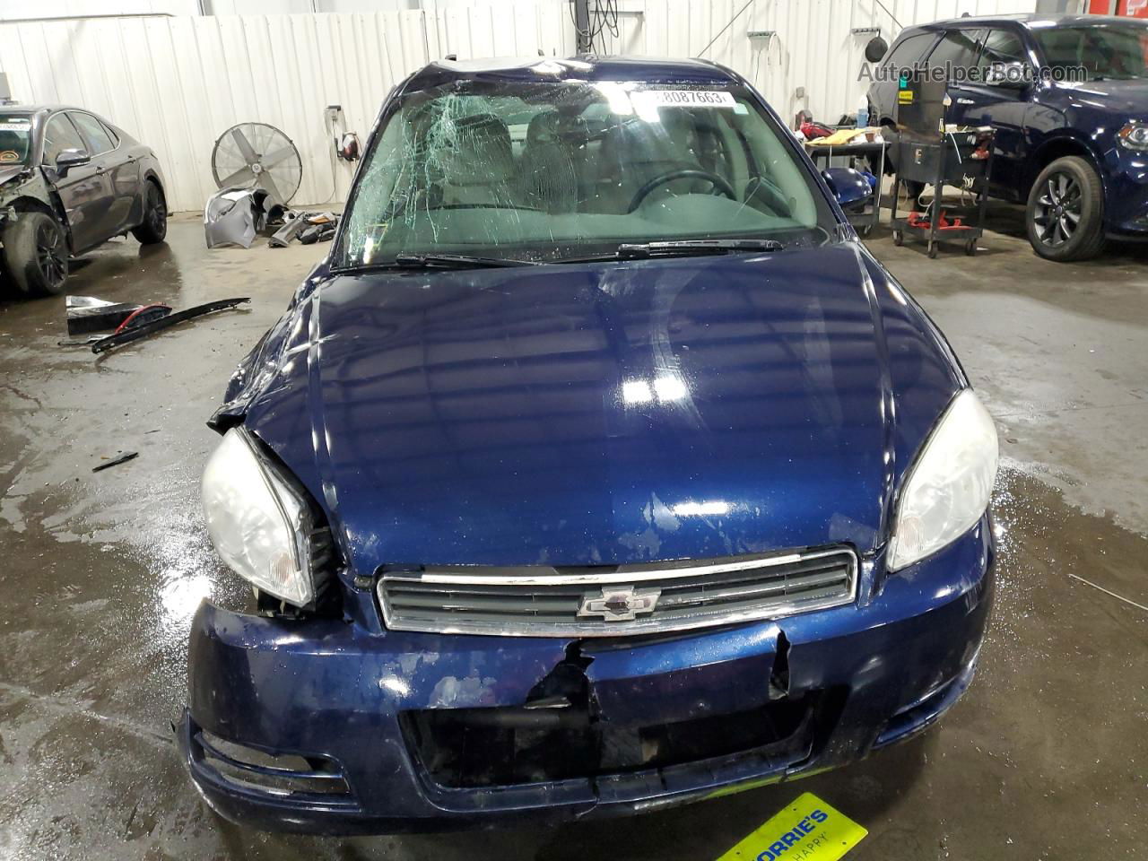 2011 Chevrolet Impala Ls Blue vin: 2G1WF5EK3B1268282