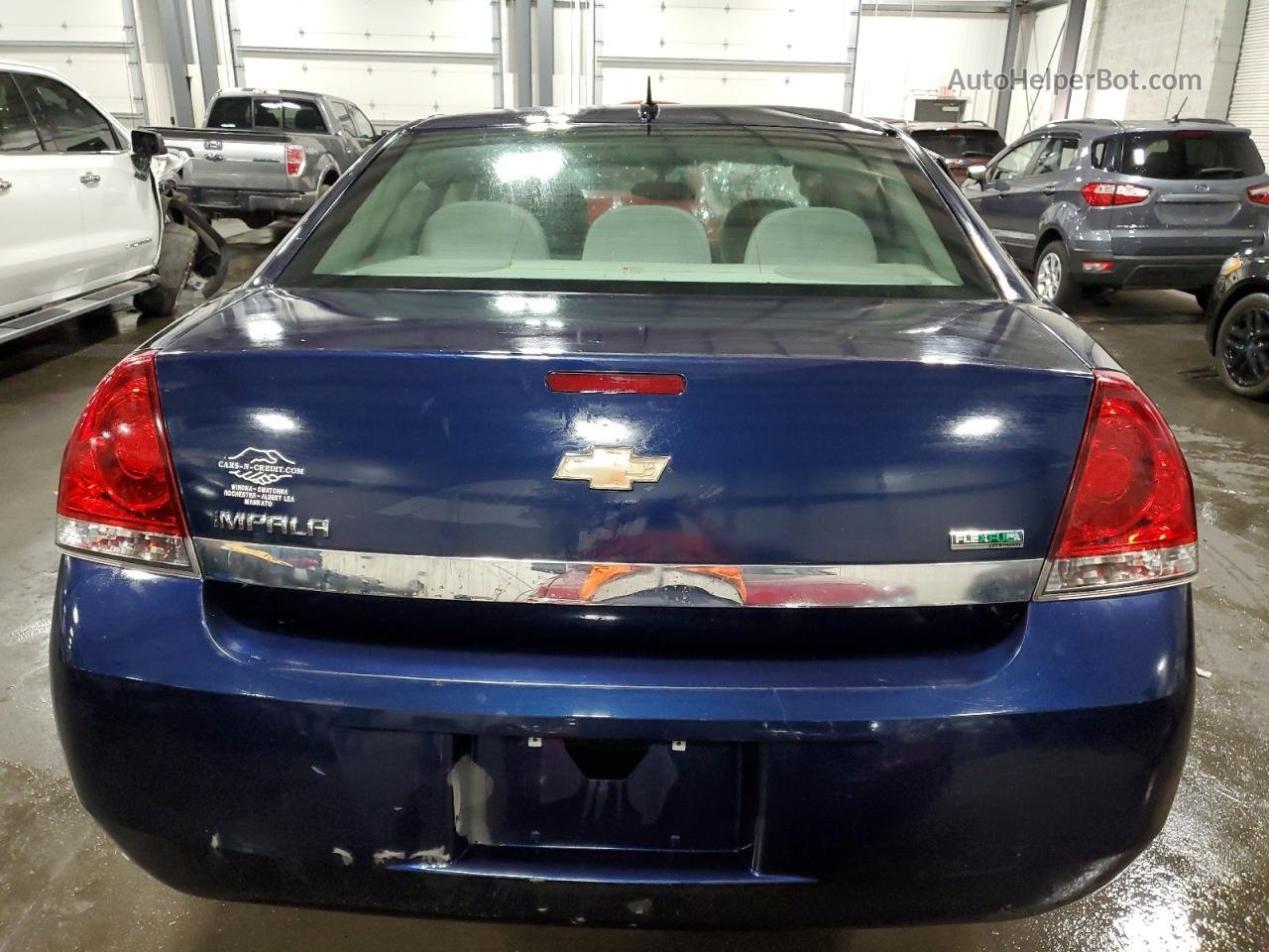 2011 Chevrolet Impala Ls Blue vin: 2G1WF5EK3B1268282
