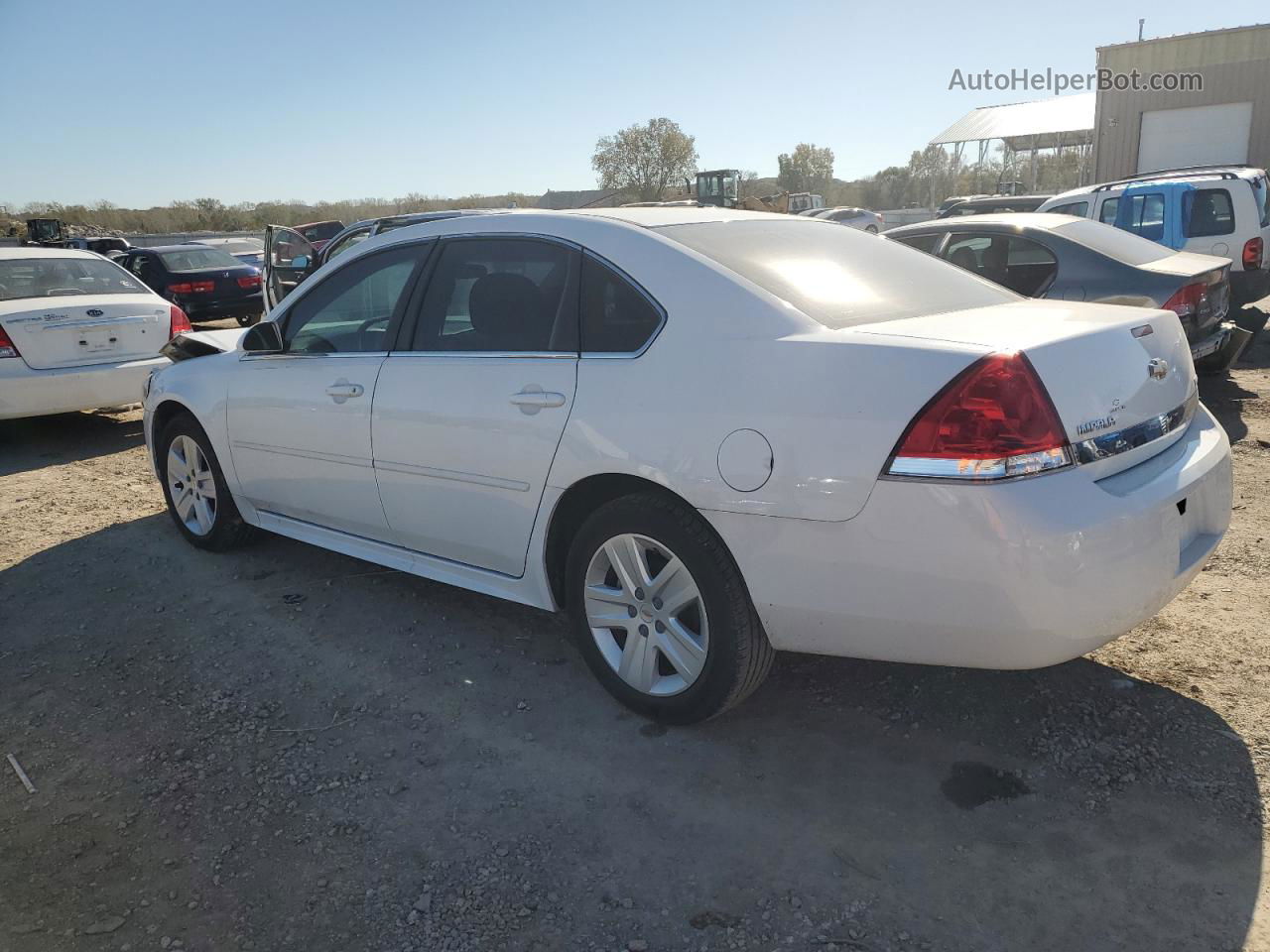 2011 Chevrolet Impala Ls White vin: 2G1WF5EK4B1104765