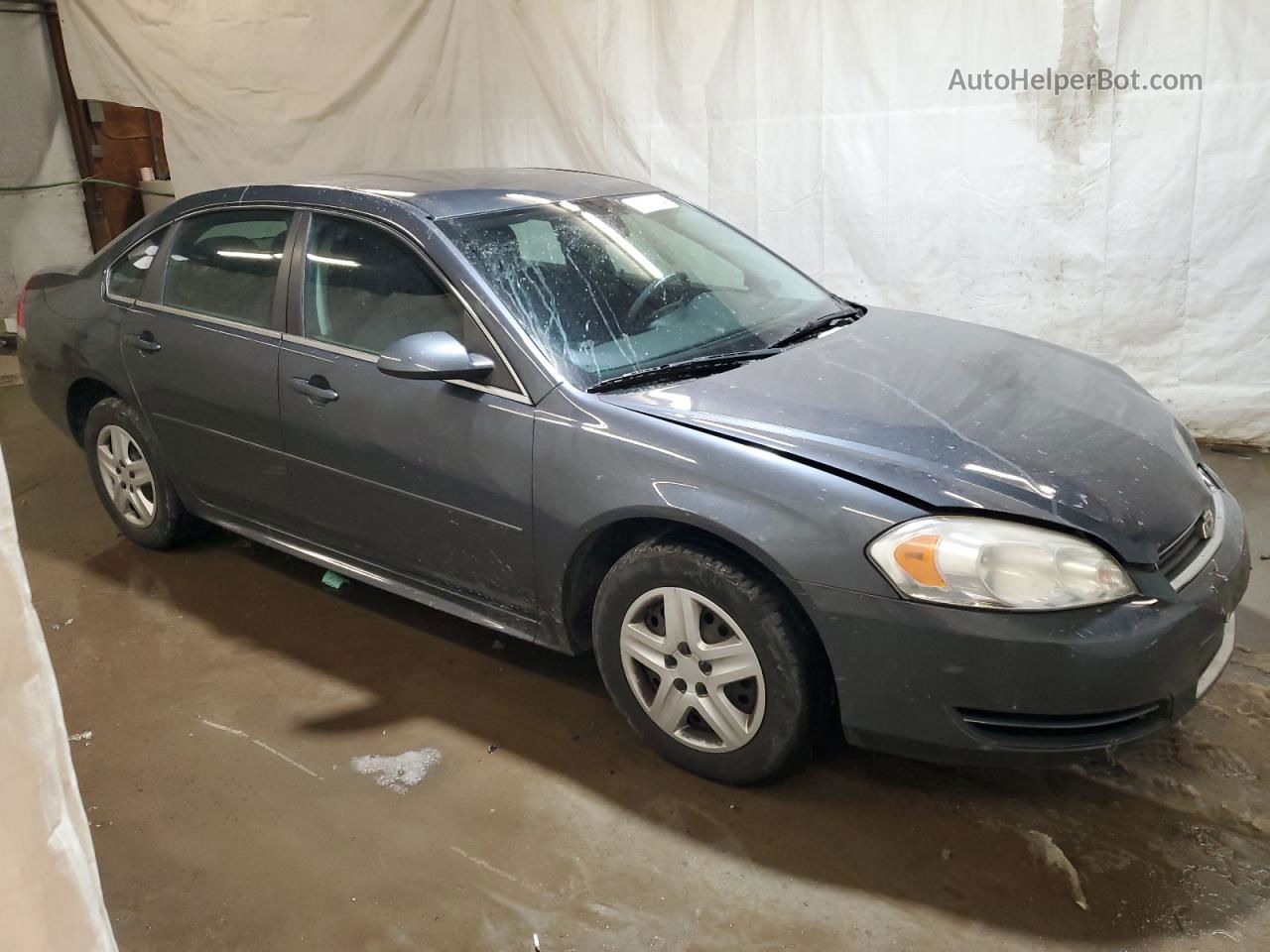 2011 Chevrolet Impala Ls Gray vin: 2G1WF5EK4B1240961