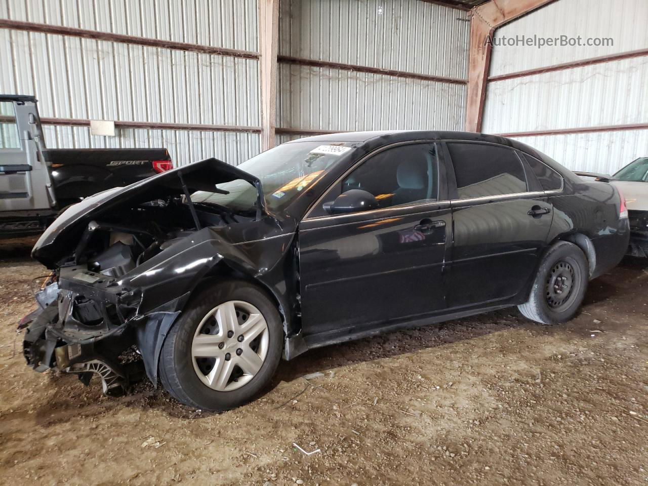 2011 Chevrolet Impala Ls Black vin: 2G1WF5EK4B1260790