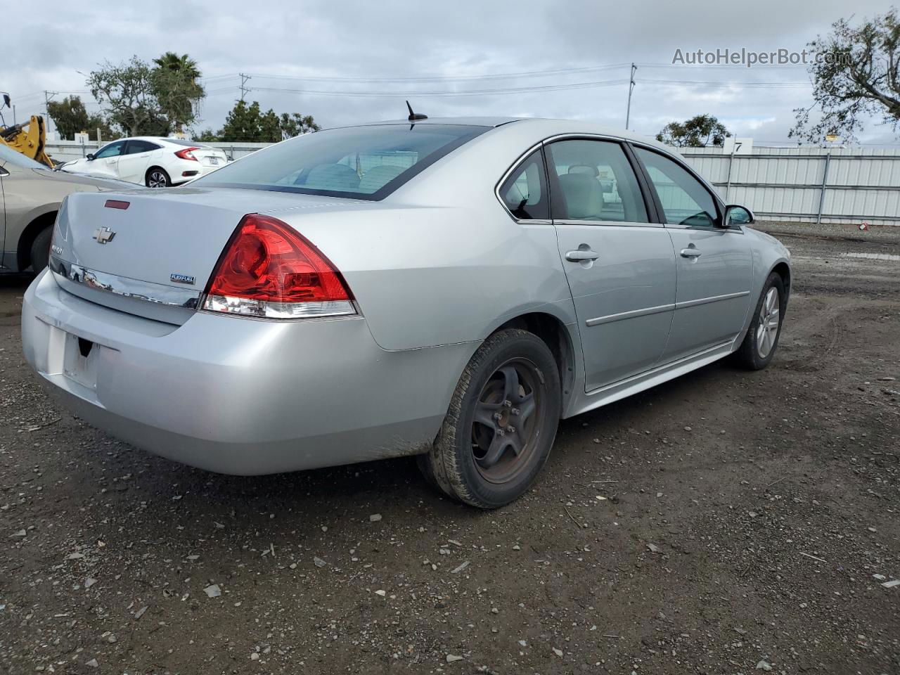 2011 Chevrolet Impala Ls Gray vin: 2G1WF5EK4B1307462