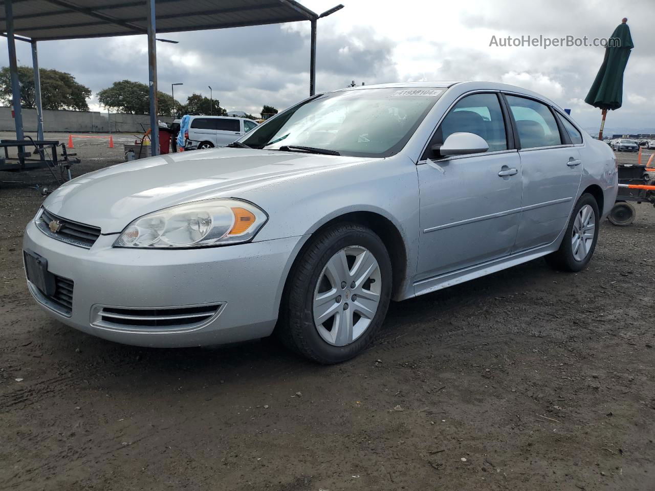 2011 Chevrolet Impala Ls Gray vin: 2G1WF5EK4B1307462