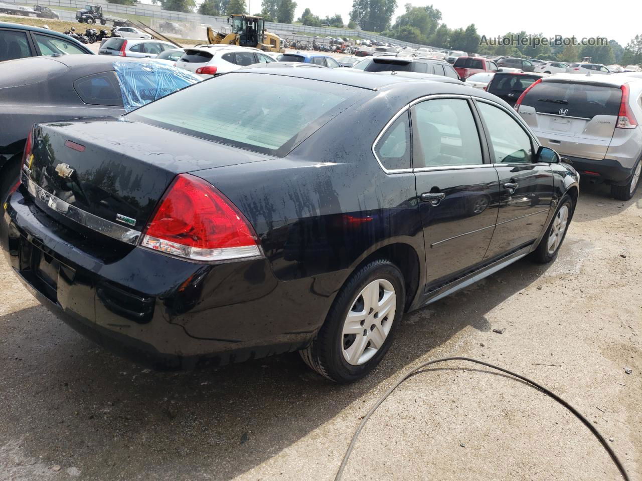 2011 Chevrolet Impala Ls Black vin: 2G1WF5EK4B1313665