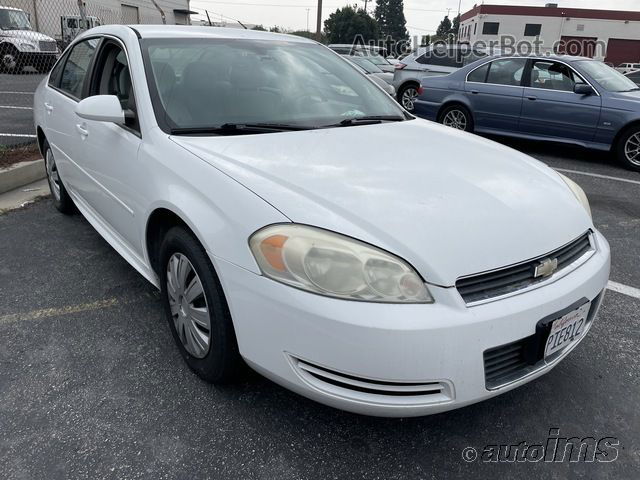 2011 Chevrolet Impala Ls vin: 2G1WF5EK5B1121316