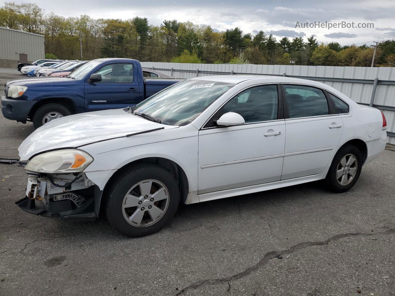 2011 Chevrolet Impala Ls White vin: 2G1WF5EK5B1139783