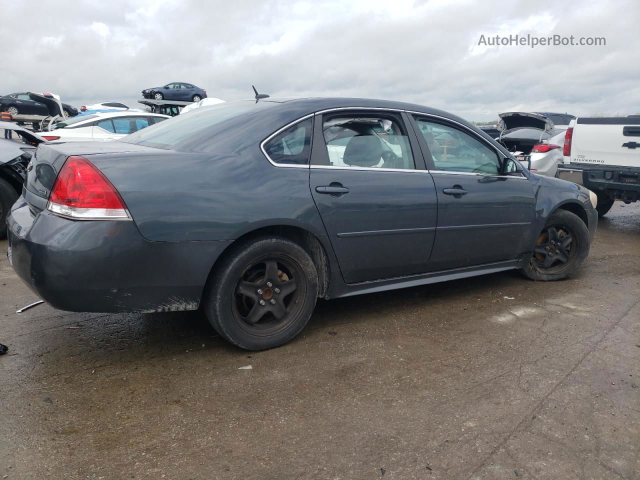 2011 Chevrolet Impala Ls Charcoal vin: 2G1WF5EK5B1270101