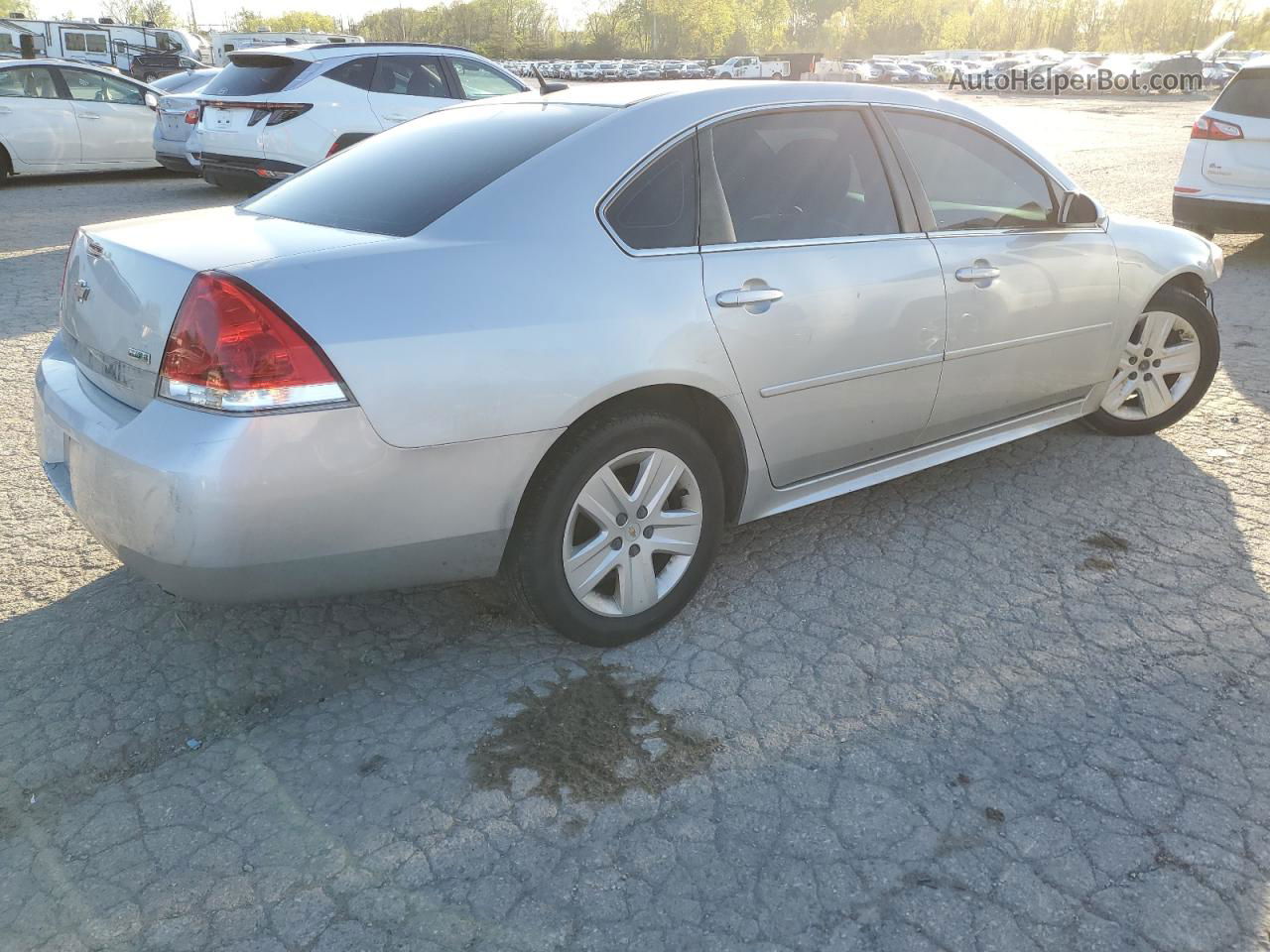 2011 Chevrolet Impala Ls Silver vin: 2G1WF5EK5B1284290