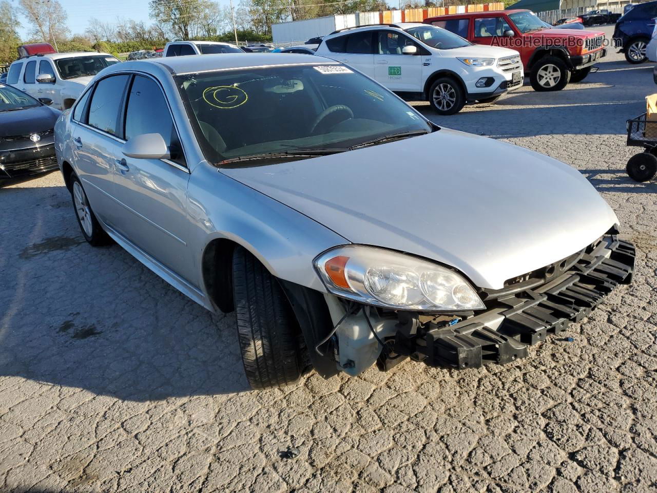 2011 Chevrolet Impala Ls Серебряный vin: 2G1WF5EK5B1284290