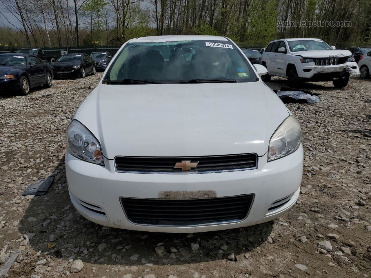 2011 Chevrolet Impala Ls White vin: 2G1WF5EK5B1289263