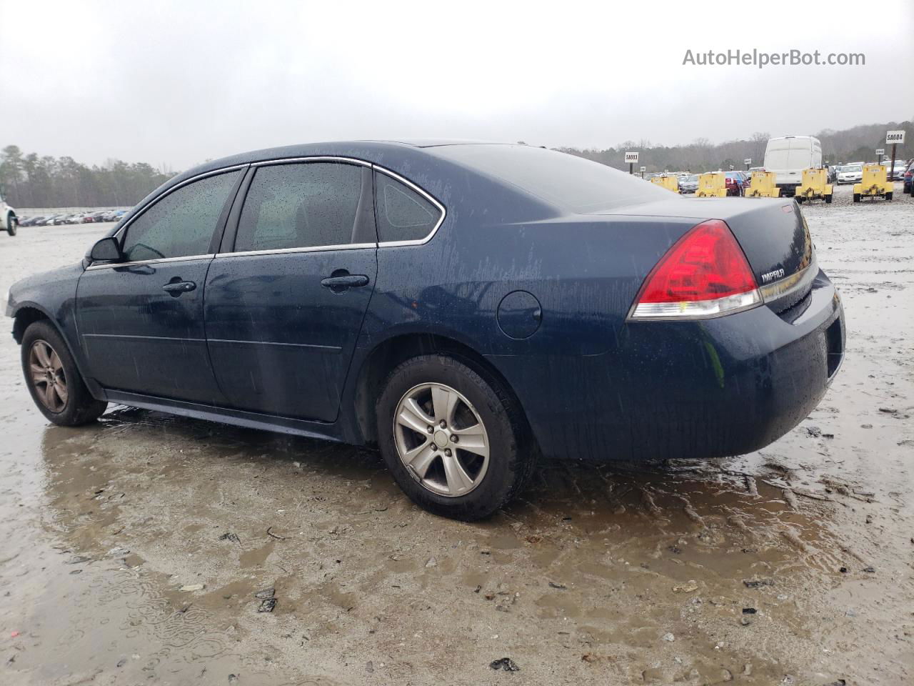 2011 Chevrolet Impala Ls Синий vin: 2G1WF5EK6B1111197