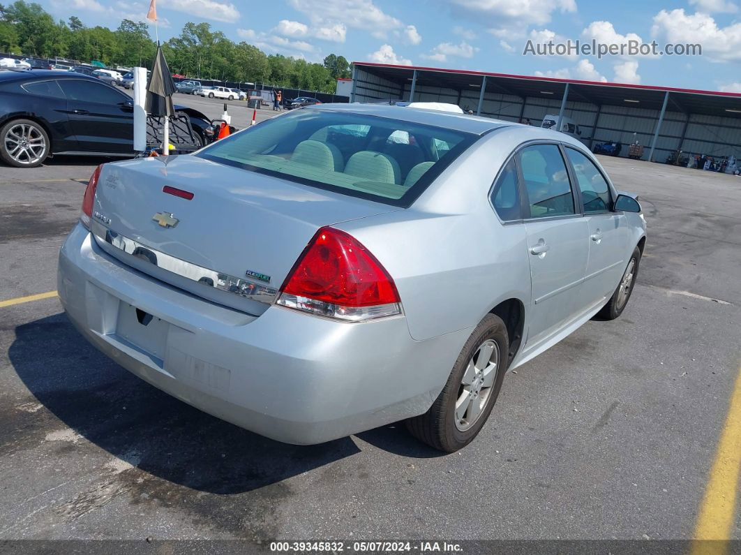 2011 Chevrolet Impala Ls Silver vin: 2G1WF5EK6B1137878