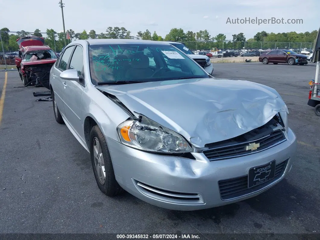 2011 Chevrolet Impala Ls Silver vin: 2G1WF5EK6B1137878