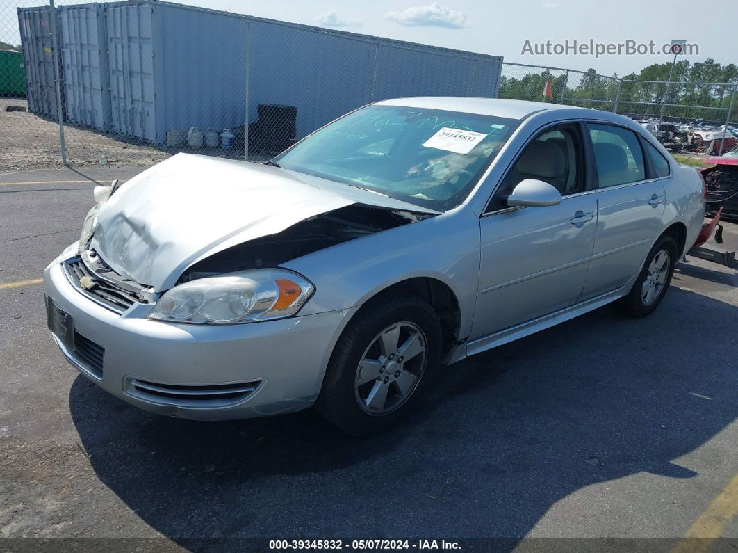 2011 Chevrolet Impala Ls Silver vin: 2G1WF5EK6B1137878