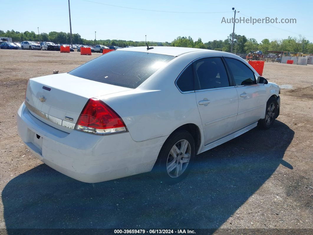 2011 Chevrolet Impala Ls White vin: 2G1WF5EK6B1164045