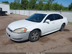 2011 Chevrolet Impala Ls White vin: 2G1WF5EK6B1164045