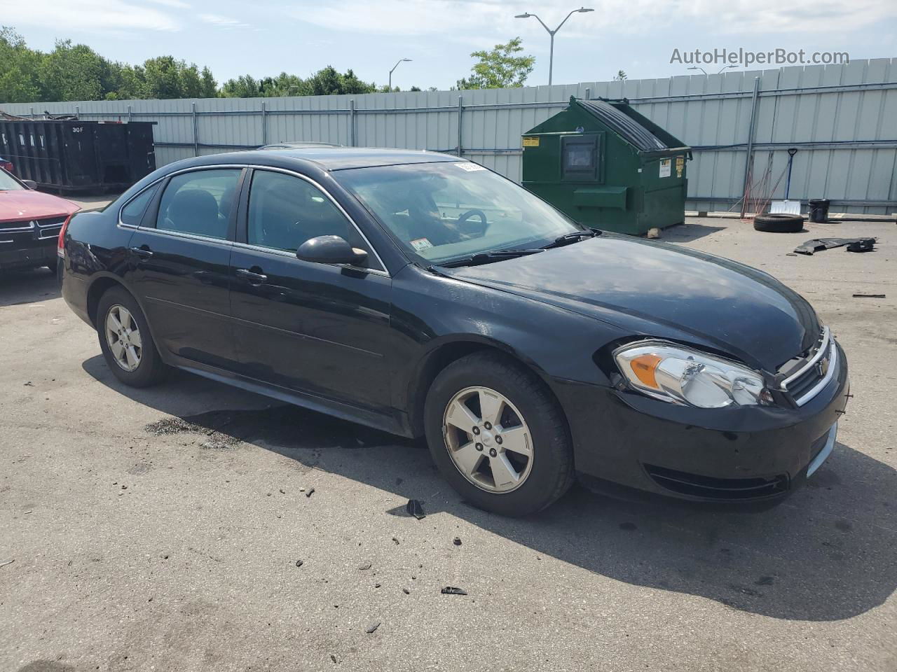 2011 Chevrolet Impala Ls Black vin: 2G1WF5EK7B1231882