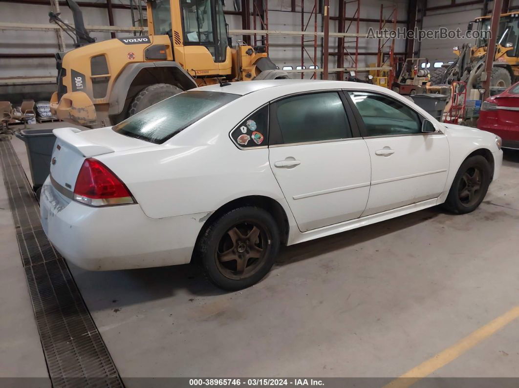 2011 Chevrolet Impala Ls White vin: 2G1WF5EK7B1295520