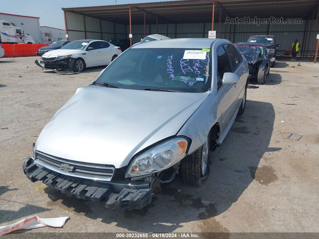 2011 Chevrolet Impala Ls Silver vin: 2G1WF5EK8B1118104