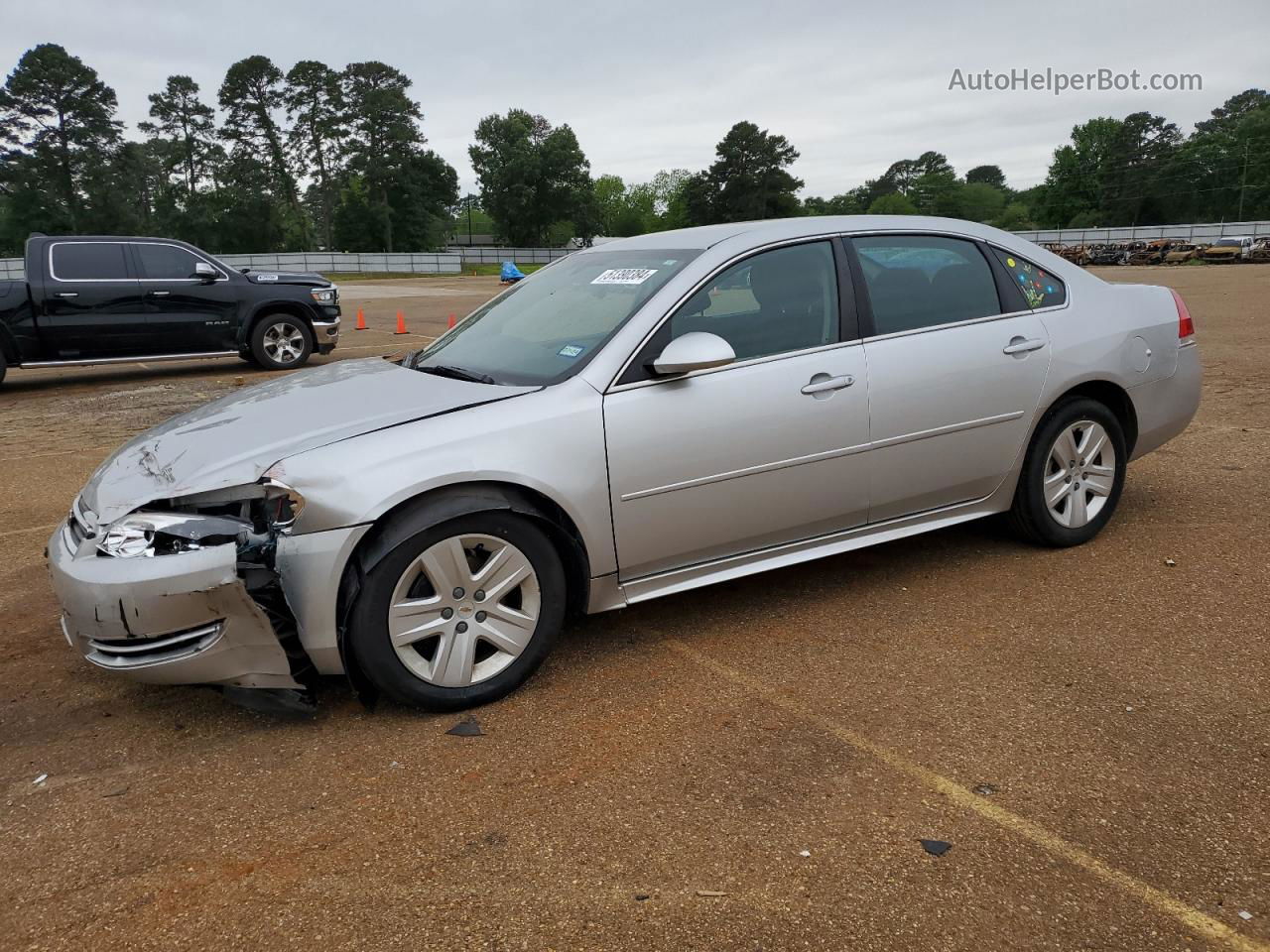 2011 Chevrolet Impala Ls Серебряный vin: 2G1WF5EK8B1202536